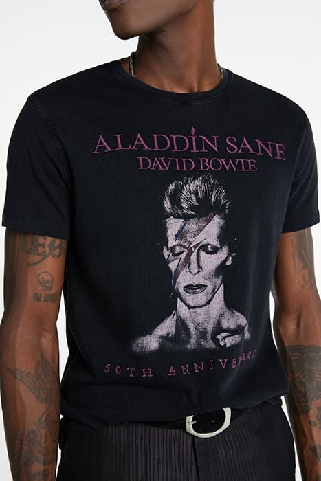SS CREW TEE - ALADDIN SANE BLACK 3