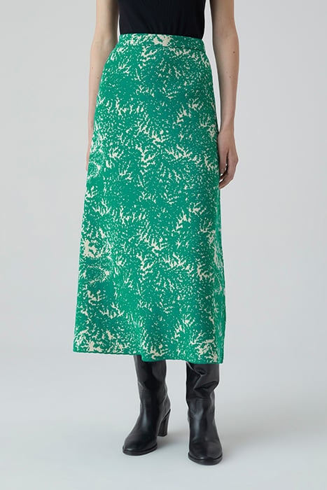 KNITTED SKIRT SKIRTS GREEN PATINA 1