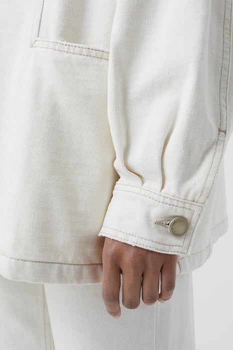 JACKET WITH SEAMING DETAILS JACKETS & COATS CREME 6