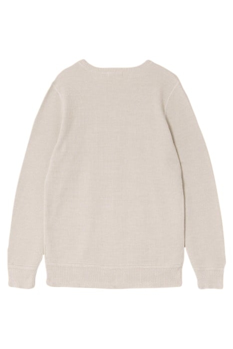 ATTADALE CREW NECK JUMPER LIGHT GREY 4