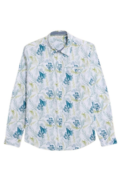 CRAB PRINTED SHIRT WHITE PRINT 3