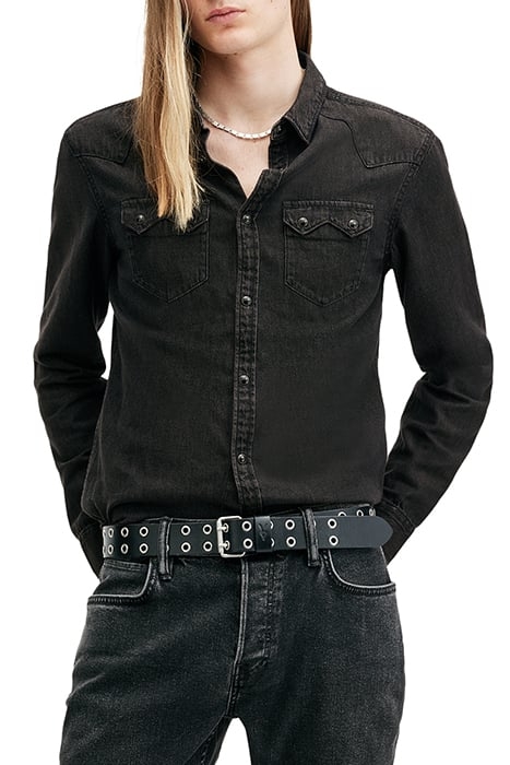 ROCK SHIRT WASHED BLACK 6