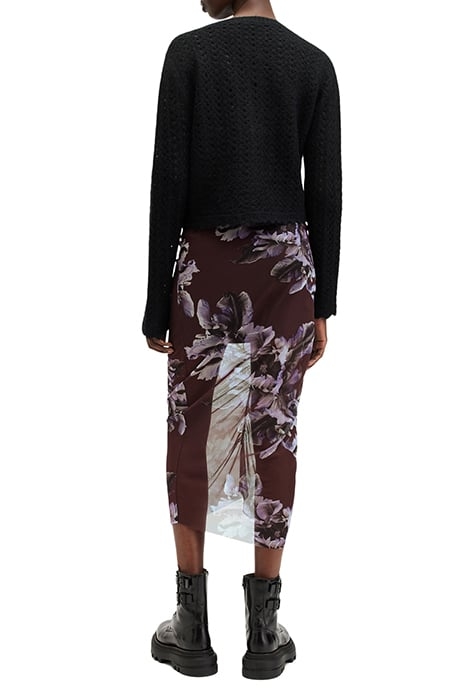 NORA SKIRT MONICA OXBLOOD RED 4