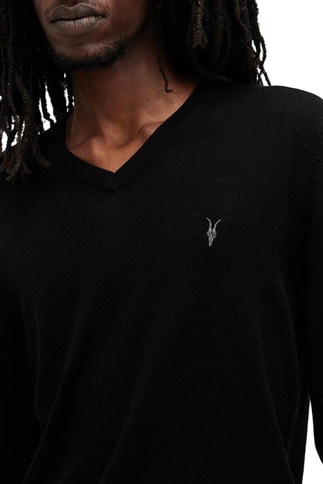 MODE MERINO VNECK BLACK 7