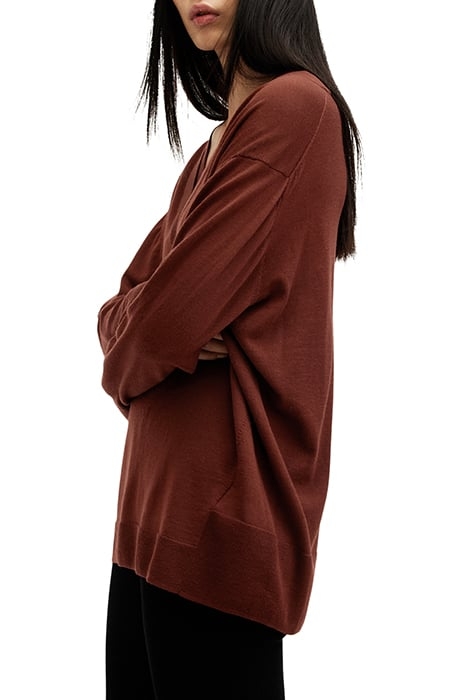 BERN V NECK SUGAR BROWN 6