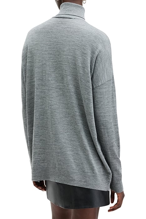 BERN WRAP JUMPER GREY MARL 2