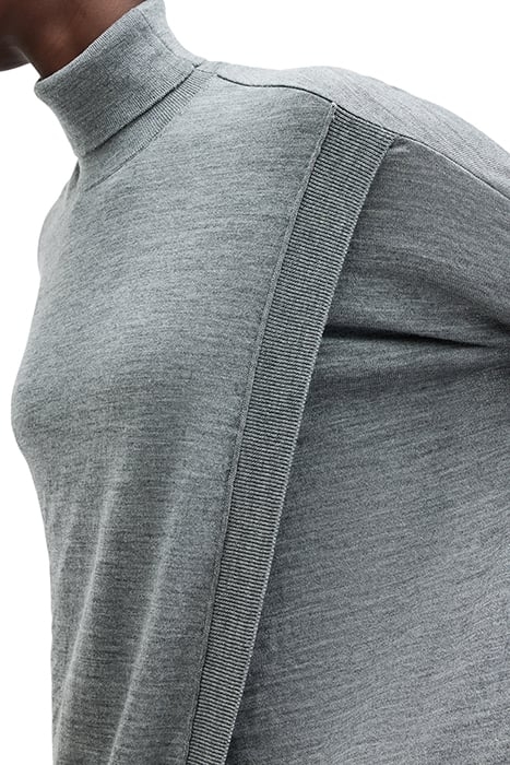 BERN WRAP JUMPER GREY MARL 7