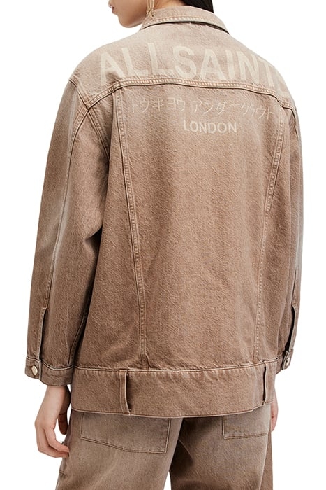 WILLOW DENIM JACKET LIGHT BROWN 2