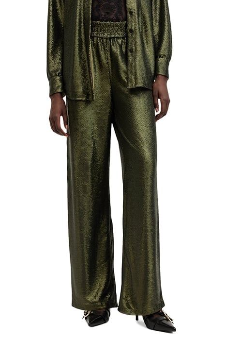 CHARLI SEQ TROUSER OLIVE GREEN 1