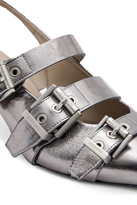 GRACE BUCKLE HEEL GUNMETAL GREY 5