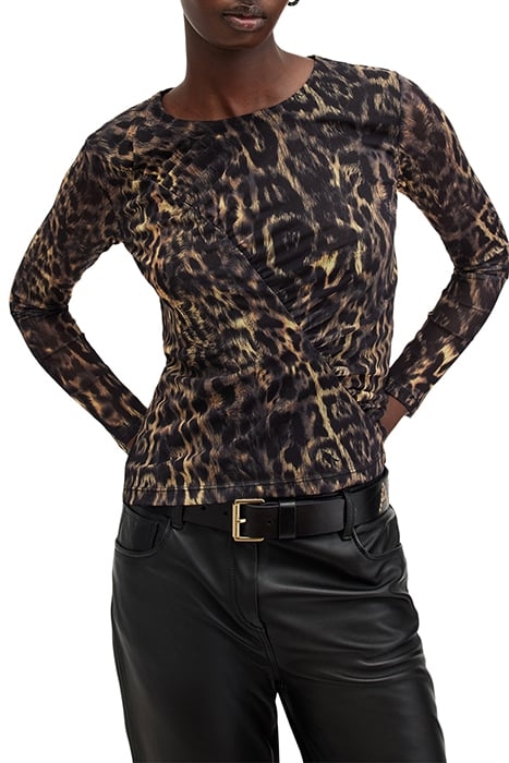 EDANA MESH TOP JINX GOLDEN BROWN 1