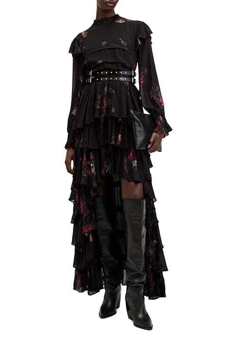 CAVARLY LS MAXI DRES MORTEM BLACK 3