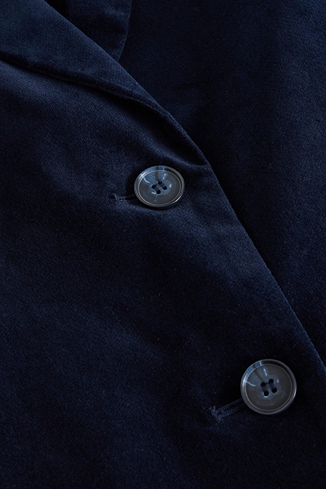 KAMILA VELVET COAT DARK NAVY 6