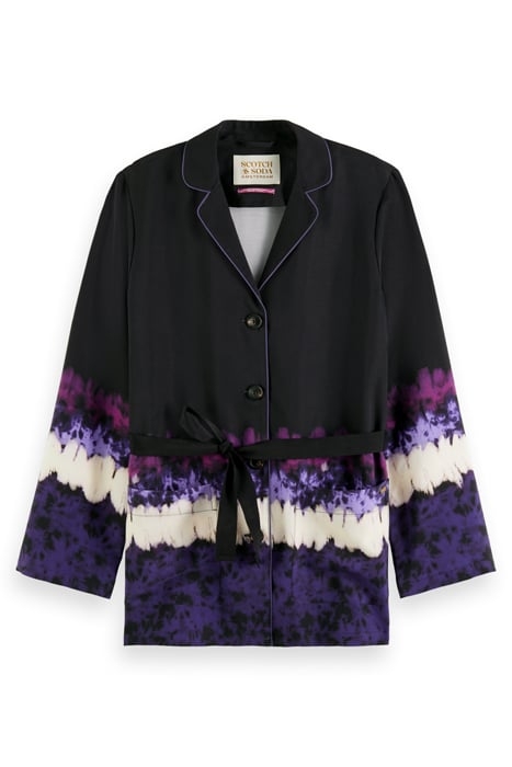 DIP DYE STRIPE PYJAMA BLAZER DIP DYE STRIPE 4