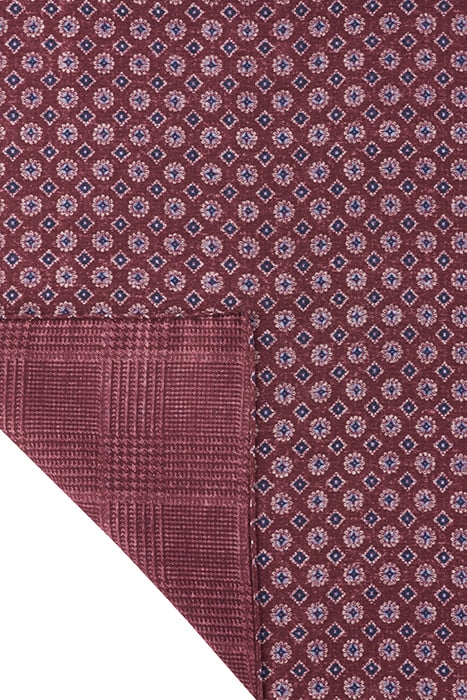 DARK RED DOUBLE-SIDED POCKET SQUARE 3