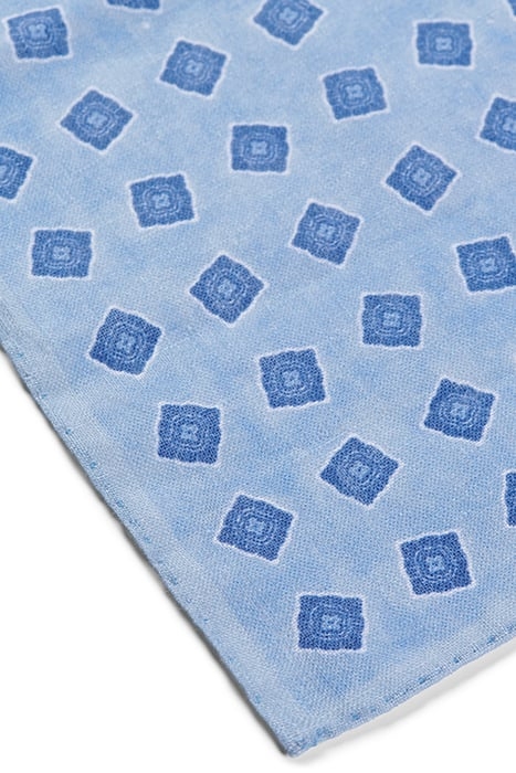 LIGHT BLUE GRAPHIC POCKET SQUARE 3