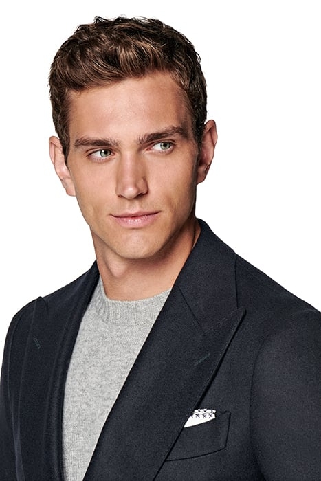 NAVY TAILORED FIT HAVANA BLAZER 6