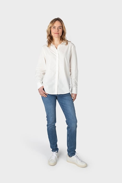 BLOUSE WOVEN LONG SLEEVES CLOUD DANCER 3