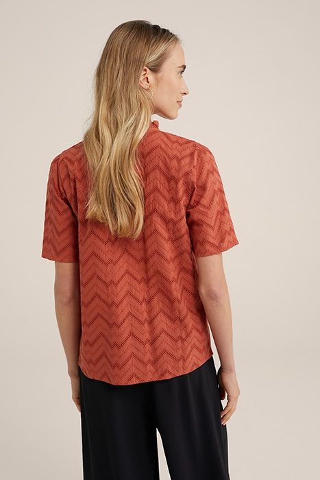 BLOUSE RUST BROWN 2