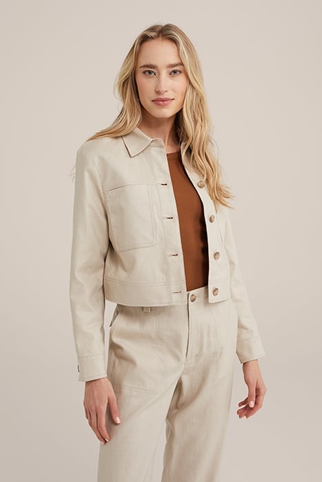 JACKET NORMAL LENGTH BEIGE 1
