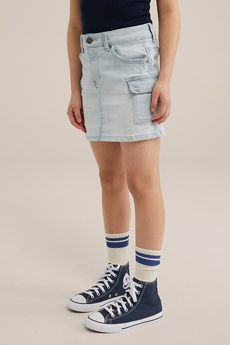 SKIRT MINI LENGTH ICE BLUE 1