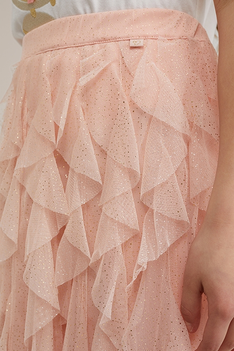 SKIRT MAXI LENGTH SALMON PINK 5