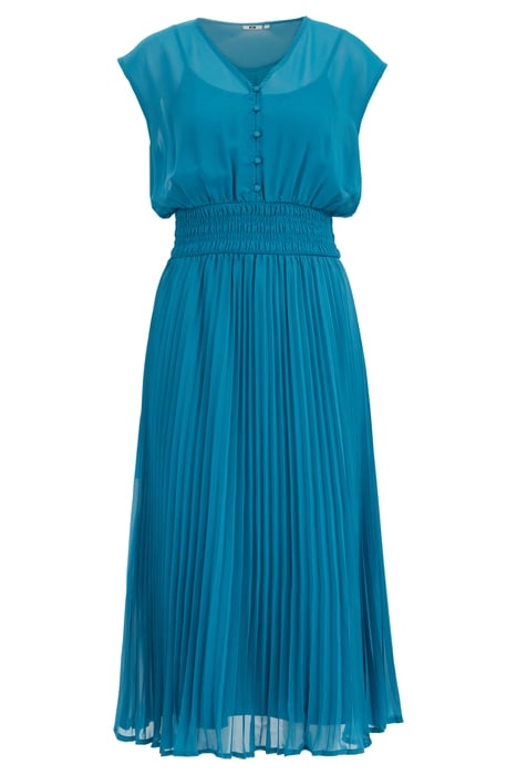 DRESS MID LENGTH GREEN BLUE 3