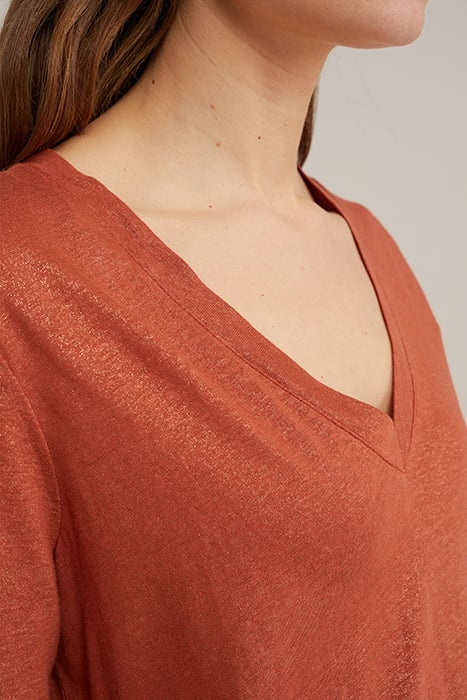 T-SHIRT RUST BROWN 6