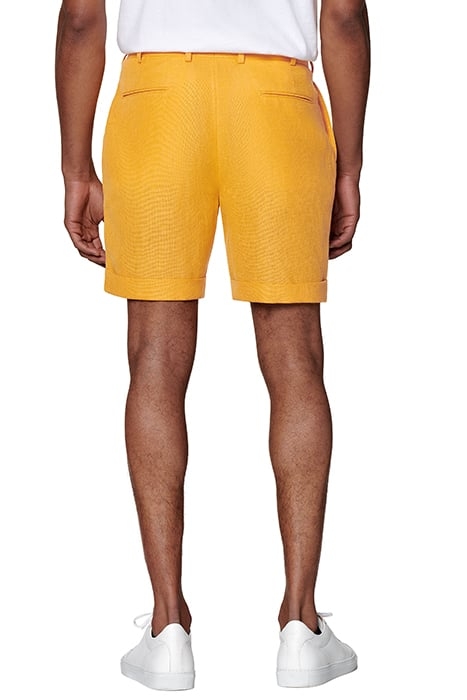 YELLOW SLIM LEG SHORTS 2