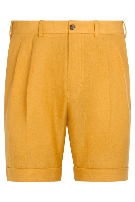 YELLOW SLIM LEG SHORTS 4