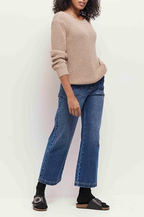 TAMMY - KNITTED SESAME JUMPER 3