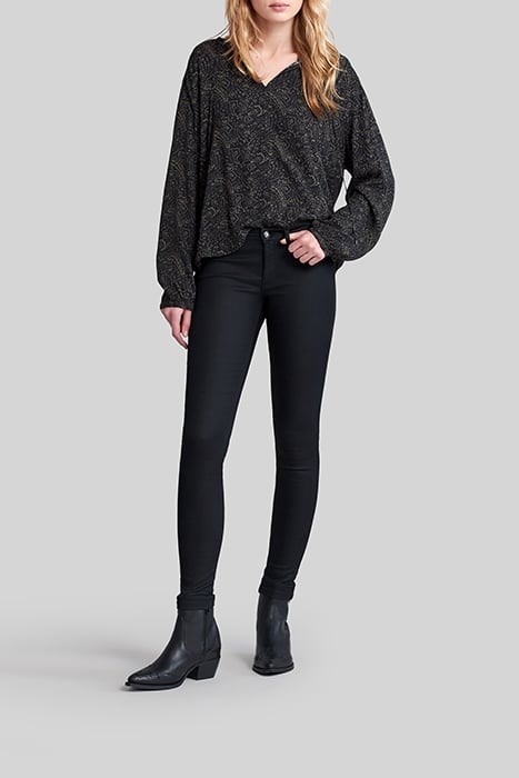 LOW WAIST BLACK JEGGINGS 3