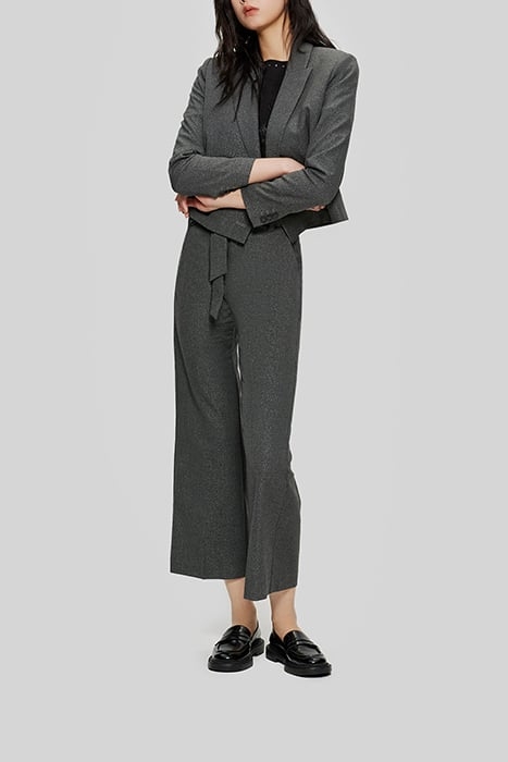 GREY GLITTERY SHORT SUIT JACKET 3