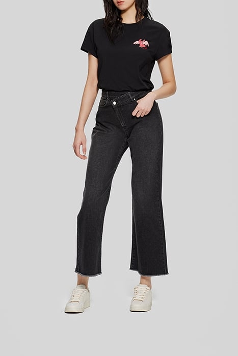 MEDIUM GREY JEANS WITH ASYMMETRIC ZIP 3