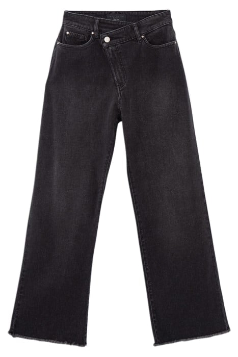 MEDIUM GREY JEANS WITH ASYMMETRIC ZIP 4
