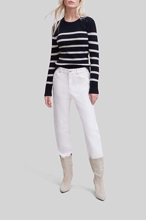 NAVY KNIT SWEATER WITH ANCHOR BUTTONS 3