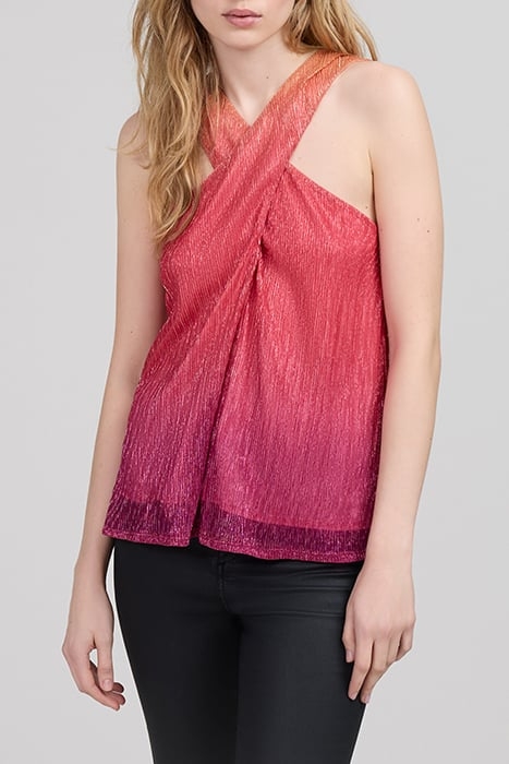 DEEP DYE METALLIC TANGERINE TOP 1