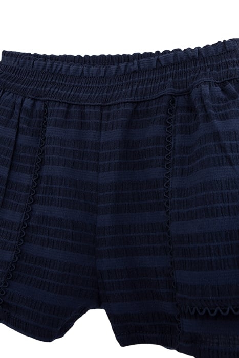 BABY GIRLS' NAVY STRIPED SHORTS 3