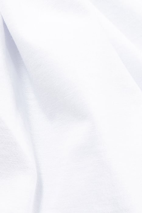 BOYS’ WHITE ORGANIC COTTON T-SHIRT, FLOCKED TENNIS RACKET 6