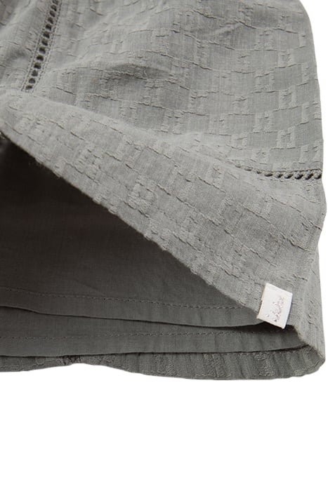 GIRLS’ KHAKI JACQUARD FABRIC AND LADDERSTITCH SHORTS 5