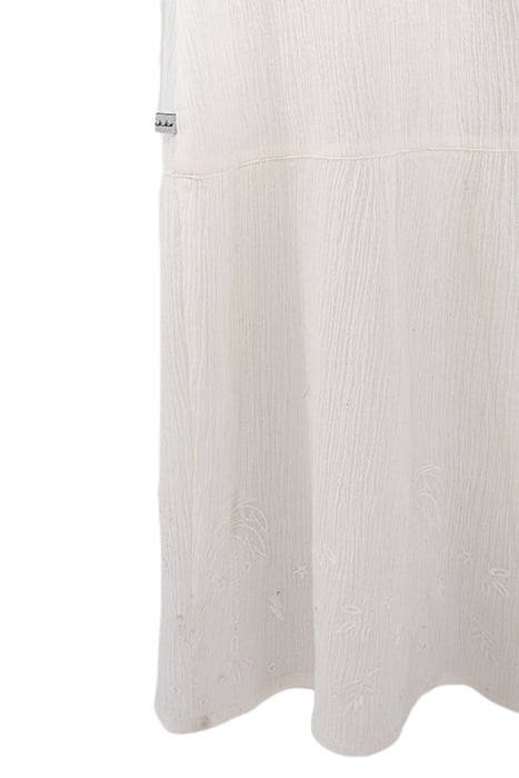 GIRLS’ OFF-WHITE LONG DRESS WITH LACE AND EMBROIDERY 6