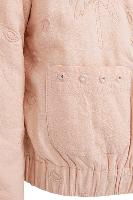 GIRLS’ POWDER PINK JACKET WITH BOHO EMBROIDERY 6