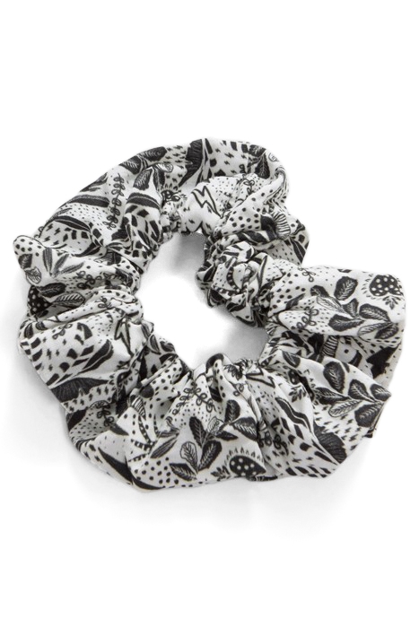 GIRLS’ BLACK SCARF SCRUNCHIE WITH ROCK JUNGLE PRINT 2