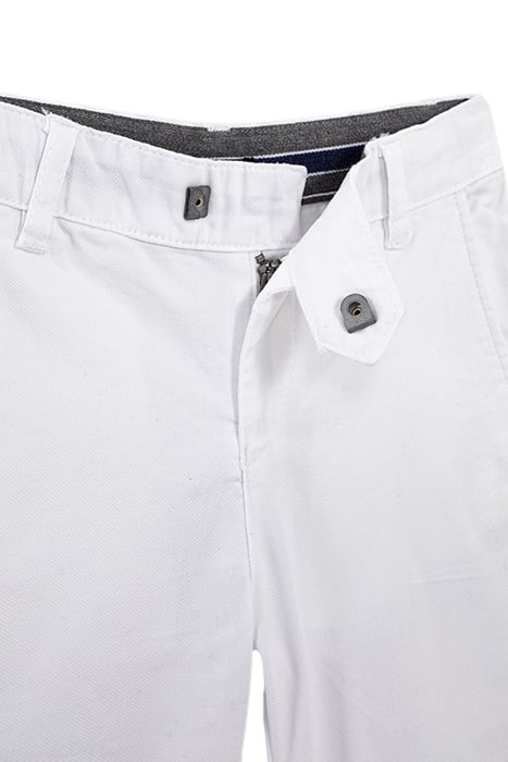 BOYS' WHITE BERMUDA SHORTS 4