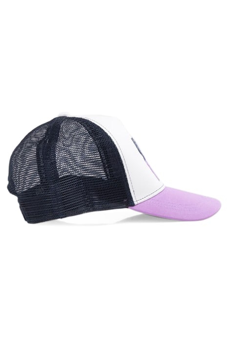 BOYS’ PURPLE, WHITE, AND NAVY MESH CAP 6
