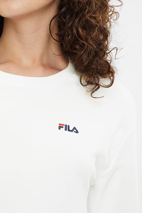 BANTIN SLIGHTLY CROPPED CREW SWEAT BRIGHT WHITE 7