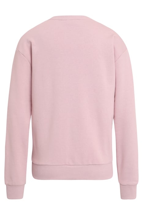 BANTIN SLIGHTLY CROPPED CREW SWEAT PALE MAUVE 5