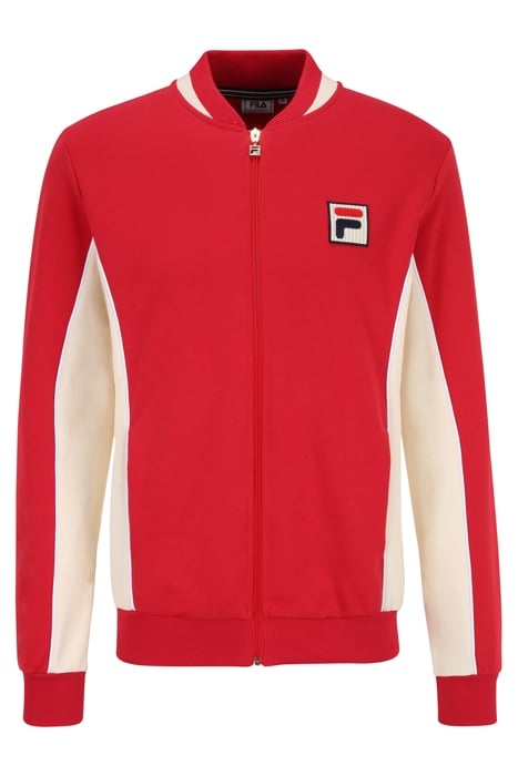SETTANTA TRACK JACKET TRUE RED-ANTIQUE WHITE 4