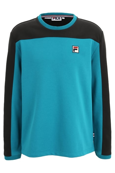 LONG SLEEVE SWEATSHIRT WITH COLOR BLOCK DETAIL MARINE / BLAC 4
