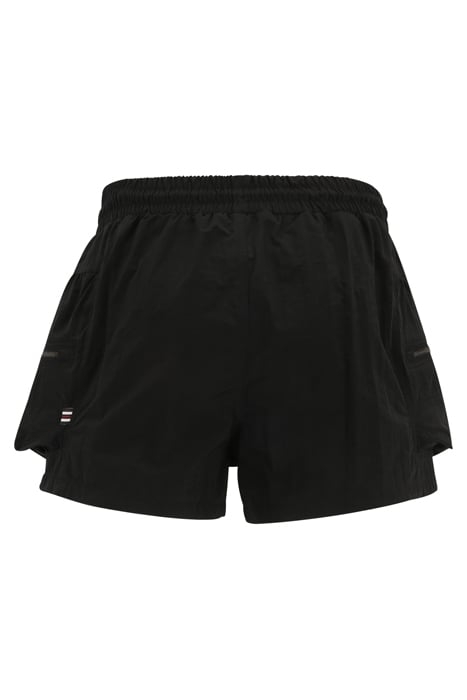 CRINKLE NYLON SHORTS WITH SIZE POCKETS BLACK 5